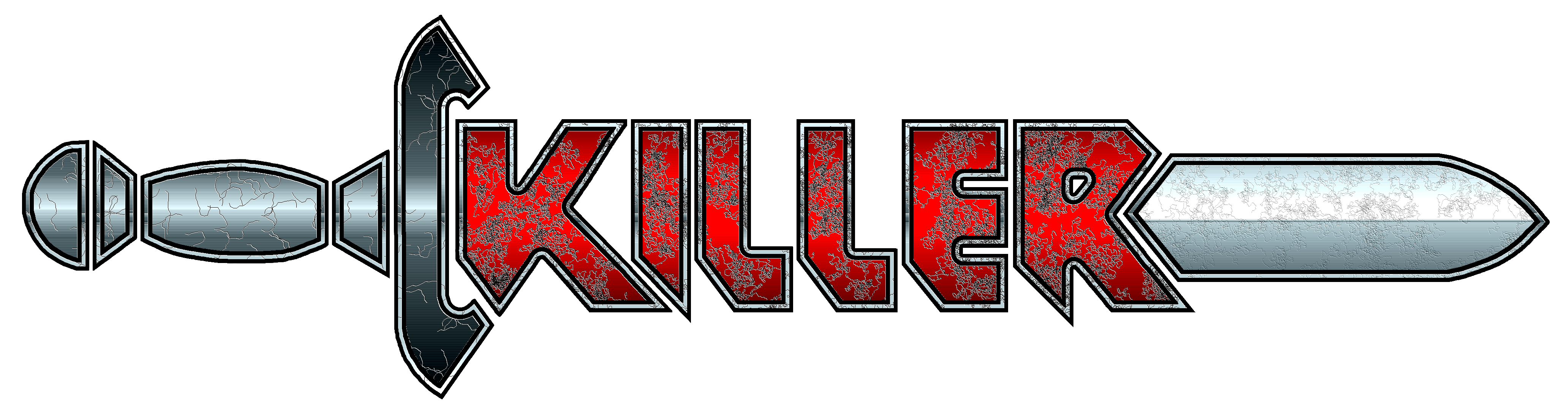 Killer Logo 2011 Cutout Red Chrome .png - Killer, Transparent background PNG HD thumbnail