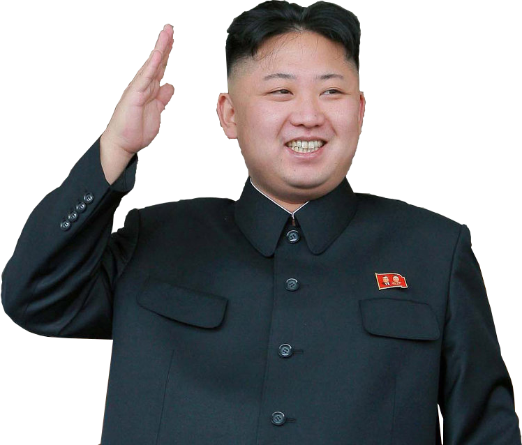 Kim Jong Un bent over layer P