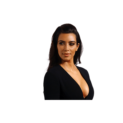 Sideview Kim Kardashian - Kim Kardashian, Transparent background PNG HD thumbnail