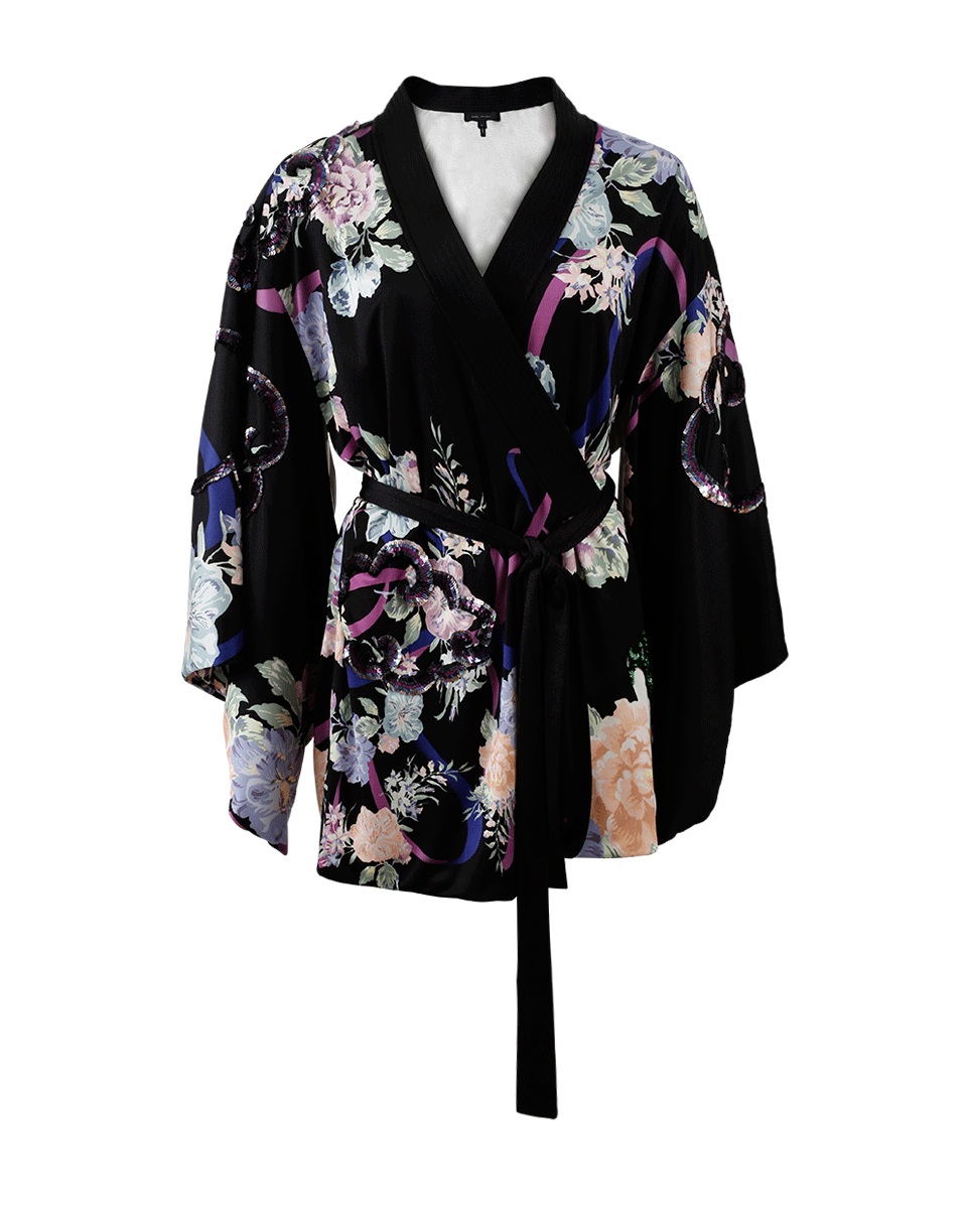 Marc Jacobs Floral Sequined Kimono Dress. #marcjacobs #cloth #dress - Kimono Dress, Transparent background PNG HD thumbnail