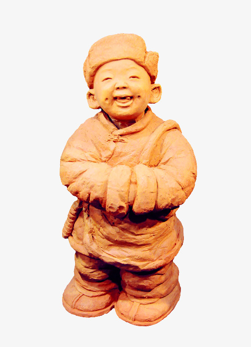 Clay Cute Little Boy, Product Kind, Clay Sculpture, Cute Little Boy Png Image - Kind Boy, Transparent background PNG HD thumbnail