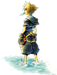 Sora As Depicted In The Artwork On The Title Screen. Kingdom Hearts Hdpng.com  - Kingdom Hearts, Transparent background PNG HD thumbnail