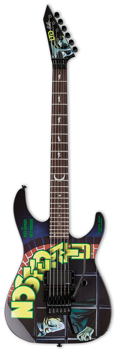 Esp Ltd Kirk Hammett Nosferatu Electric Guitar - Kirk Hammett, Transparent background PNG HD thumbnail