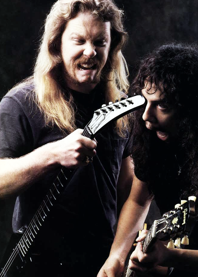 James Hetfield And Kirk Hammett 1992 - Kirk Hammett, Transparent background PNG HD thumbnail