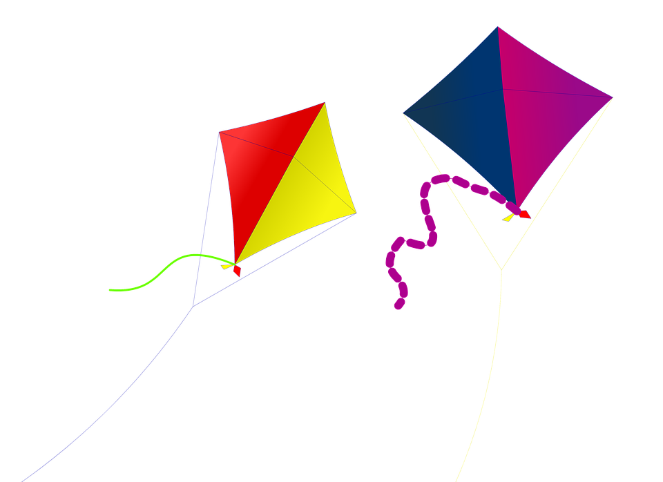 Kite Kites Fun Summer Sky Outdoor Wind Fly - Kite Images, Transparent background PNG HD thumbnail
