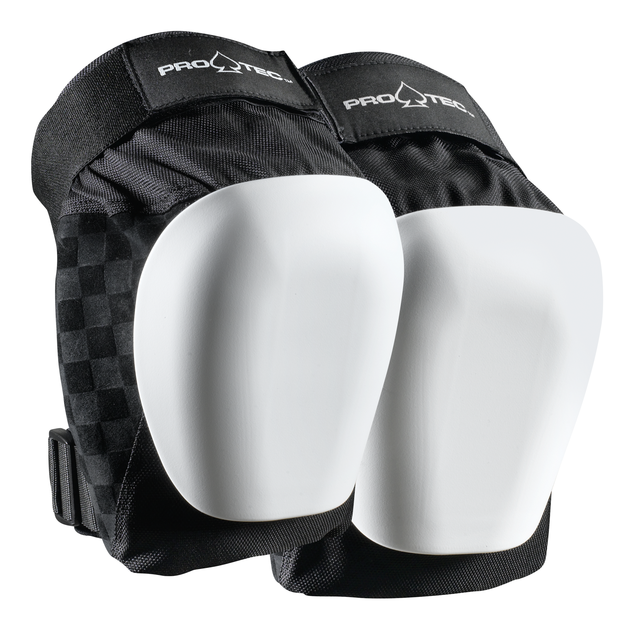 Drop In Knee Pads - Knee Black And White, Transparent background PNG HD thumbnail