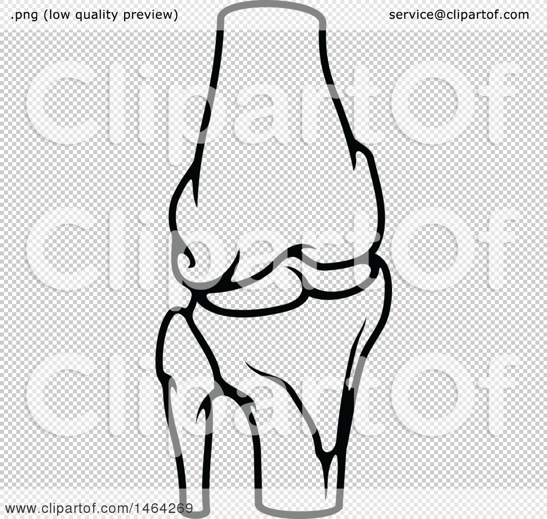 Png File Has A Hdpng.com  - Knee Black And White, Transparent background PNG HD thumbnail