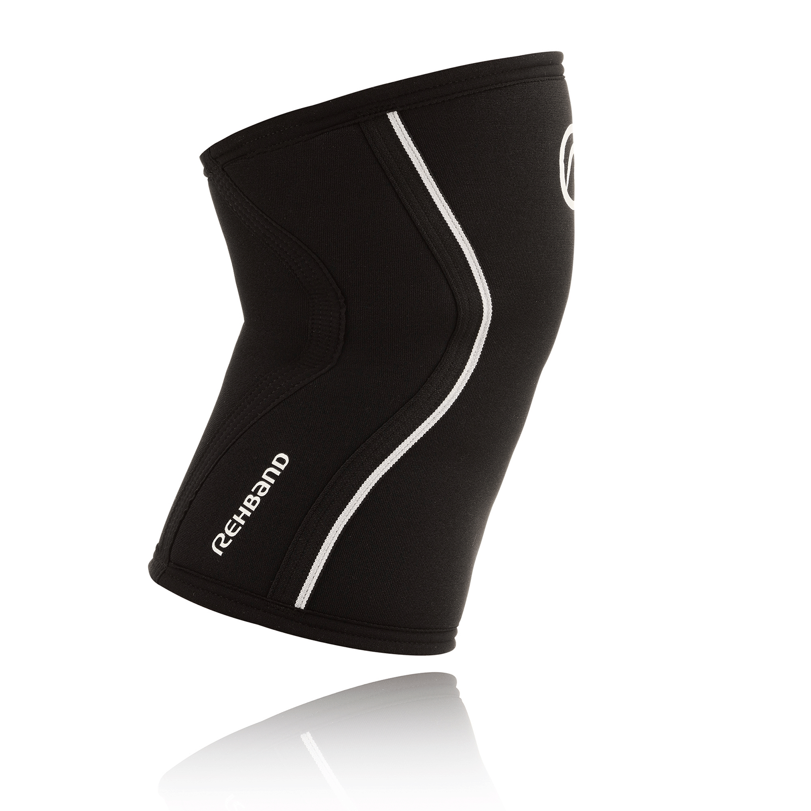 Rehband Knee Sleeve   3Mm Black/white   Single   Xs - Knee Black And White, Transparent background PNG HD thumbnail
