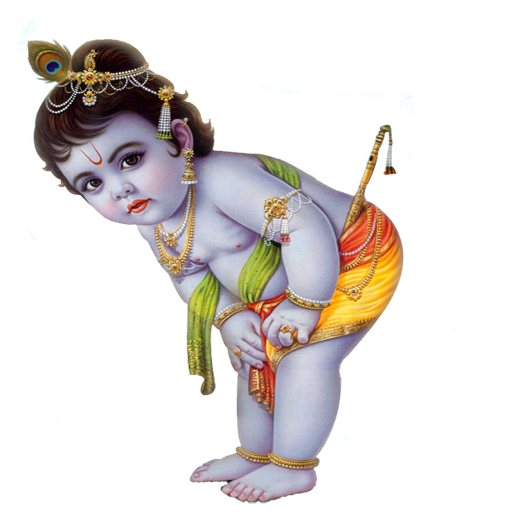 Lord Krishna - Krishna Janmashtami, Transparent background PNG HD thumbnail