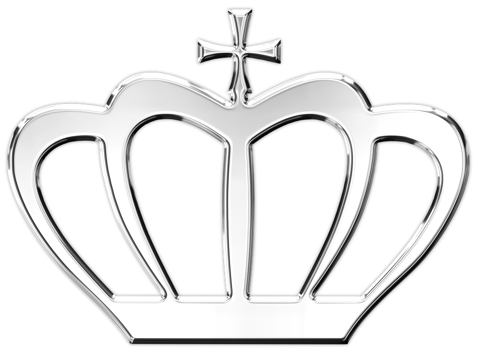 Krone, Silber, Transparent, Königin, König, Glänzend - Krone Konigin, Transparent background PNG HD thumbnail