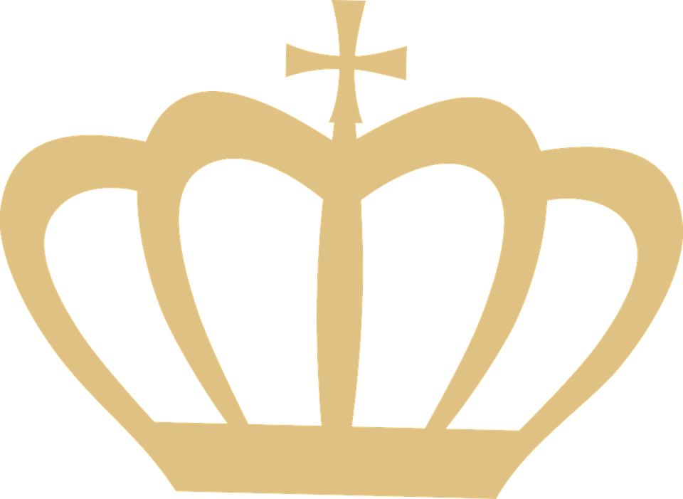 Krone, Silhouette, Gold, Clipart, König, Königin, Prinz - Krone Konigin, Transparent background PNG HD thumbnail