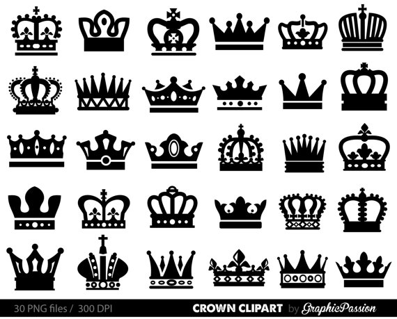 Krone Clipart, Clipart König Königin Krone, Royal Crown Clipart, Clipart Krone, Krone Kontur, Prinzessin Clipart Schwarz Kronen, Königliche Clipart - Krone Schwarz, Transparent background PNG HD thumbnail