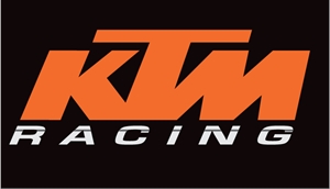 Ktm Racing With Stripe Logo Vector (.eps) Free Download - Ktm Racing, Transparent background PNG HD thumbnail