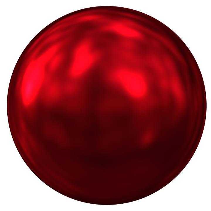 Kugel, Ball, Kreis, Rot, Lichtreflex, Farbe, Spiegelung - Kugel, Transparent background PNG HD thumbnail