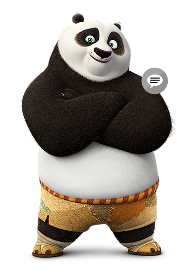 Po - Kung Fu Panda, Transparent background PNG HD thumbnail