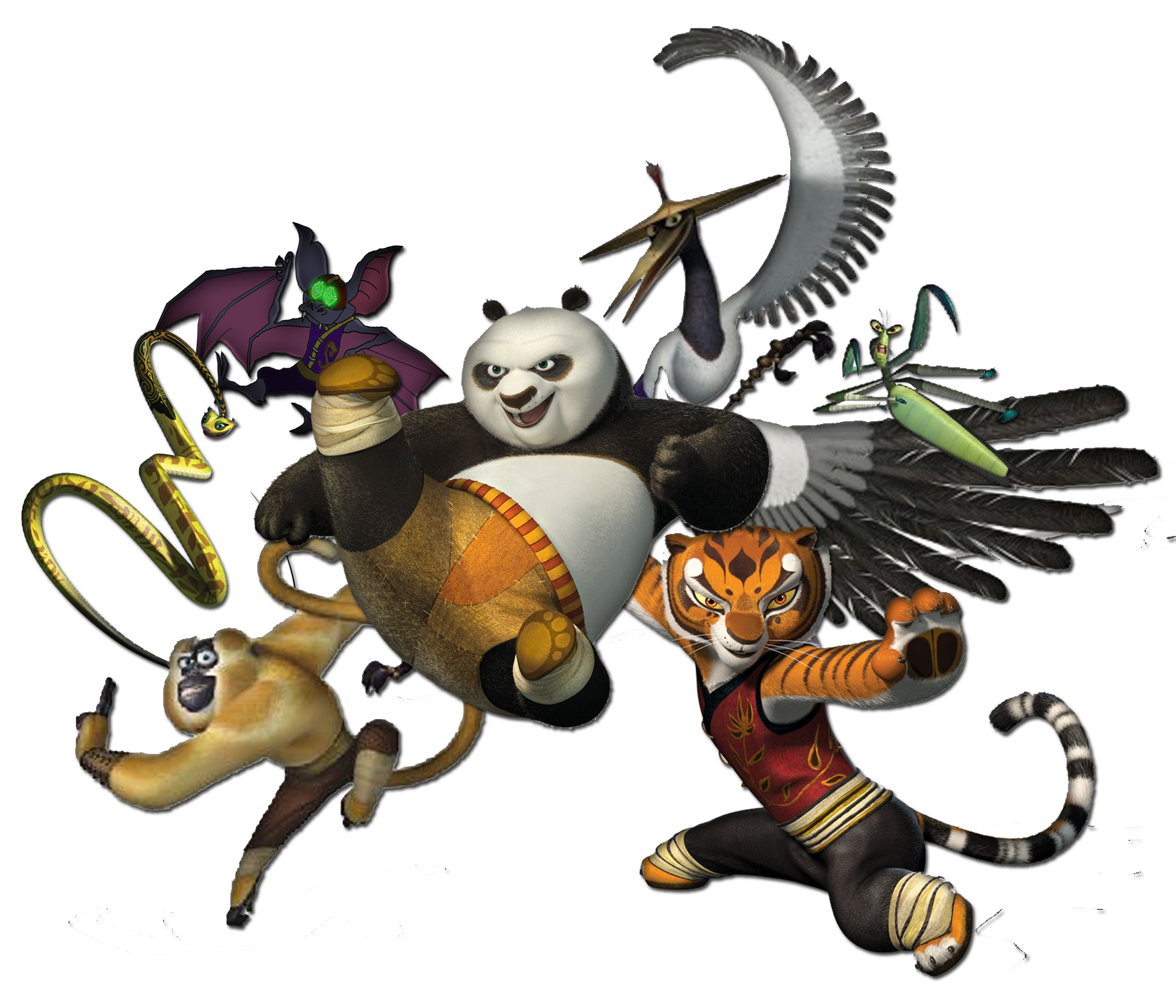 Kung Fu Panda Characters Png Png Image - Kungfupanda, Transparent background PNG HD thumbnail