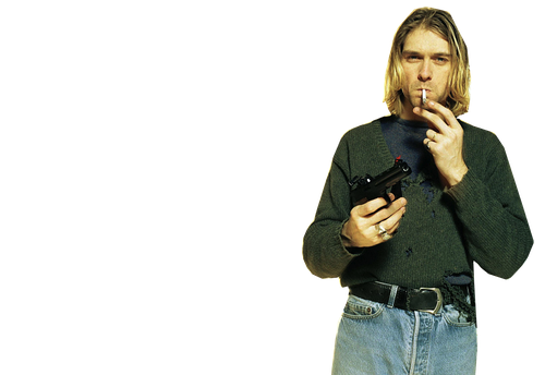 PNG Kurt Cobain 2 by DanielaP
