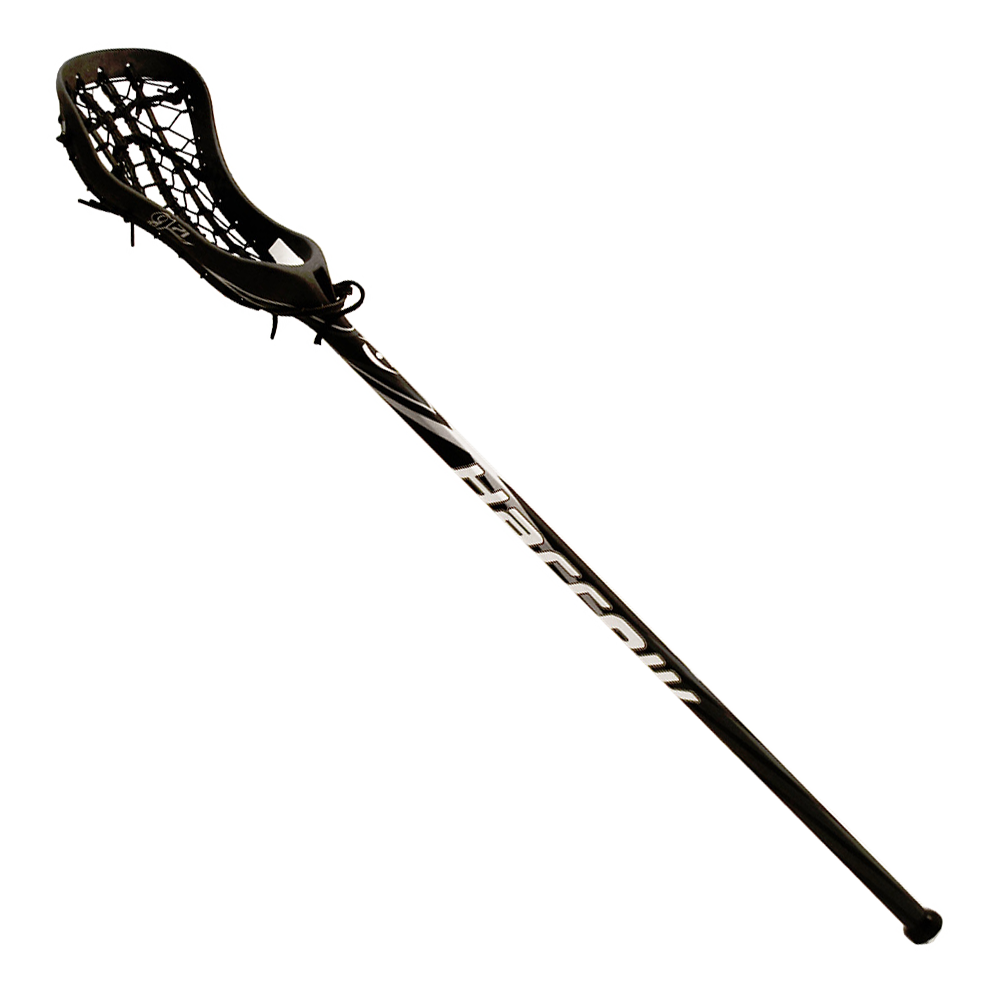 G71 One Piece Lacrosse Stick, Strung, Black/silver - Lacrosse Stick, Transparent background PNG HD thumbnail