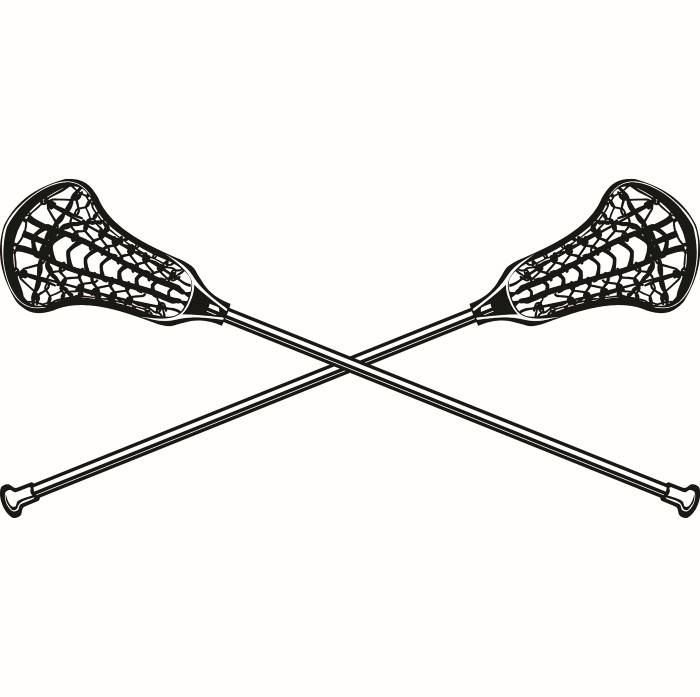 Lacrosse sticks and ball icon