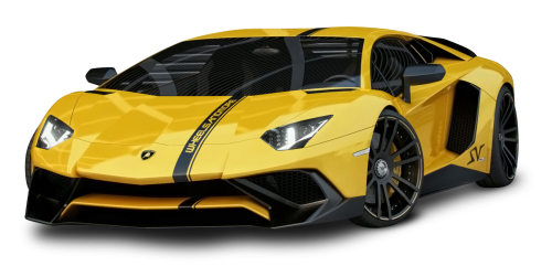 Yellow Lamborghini Aventador Car Png Image - Lamborghini, Transparent background PNG HD thumbnail