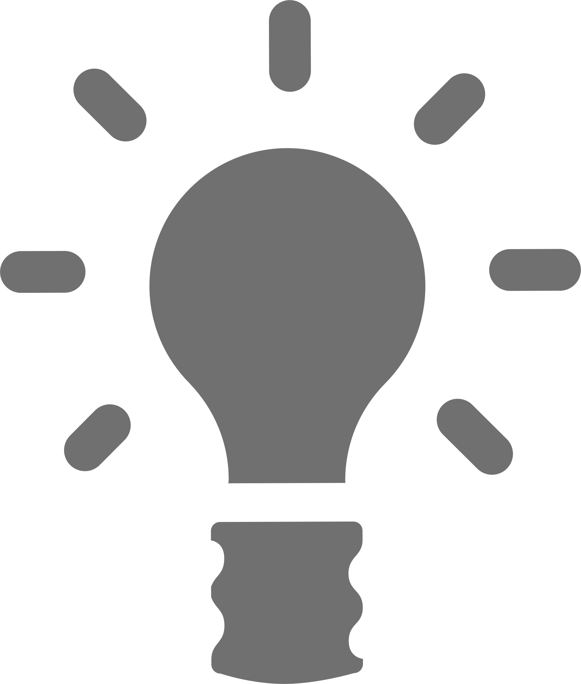 Big Image (Png) - Lamp Black And White, Transparent background PNG HD thumbnail