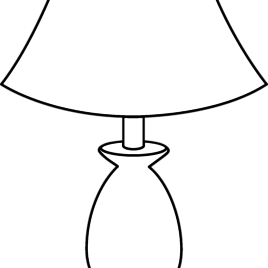 Oil Lamp Clipart Black And - Lamp Black And White, Transparent background PNG HD thumbnail