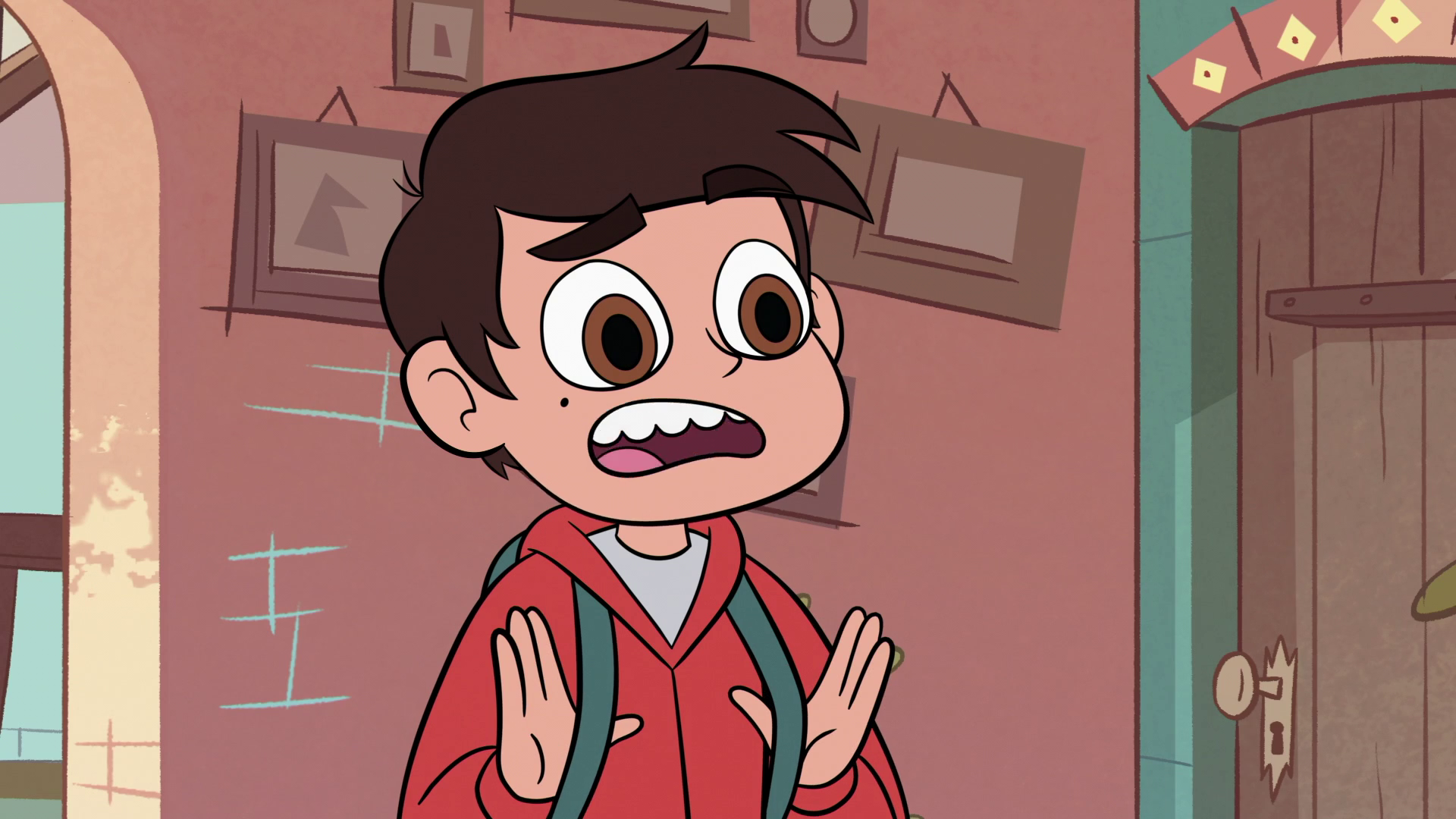 S2E6 Marco U0027Weu0027Re Gonna Be Late For Schoolu0027.png - Late To School, Transparent background PNG HD thumbnail