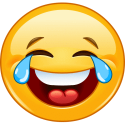 Laugh crying emoji emoticon T