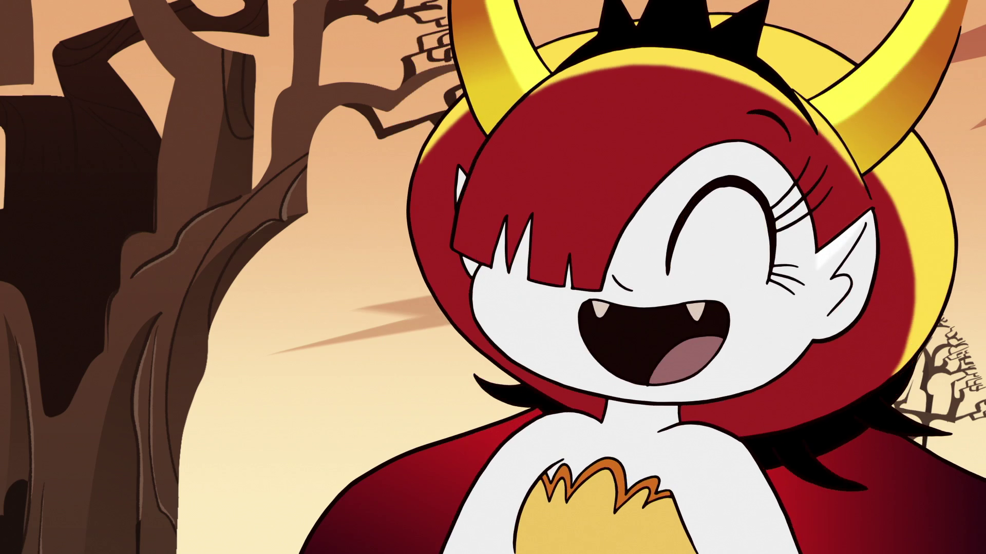 S2E31 Hekapoo Starts Laughing.png - Laughing, Transparent background PNG HD thumbnail
