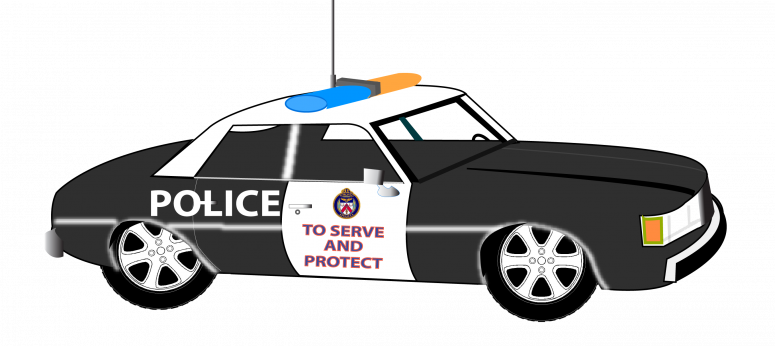 Best Hd Police Car Art Vector Cdr - Law Enforcement, Transparent background PNG HD thumbnail