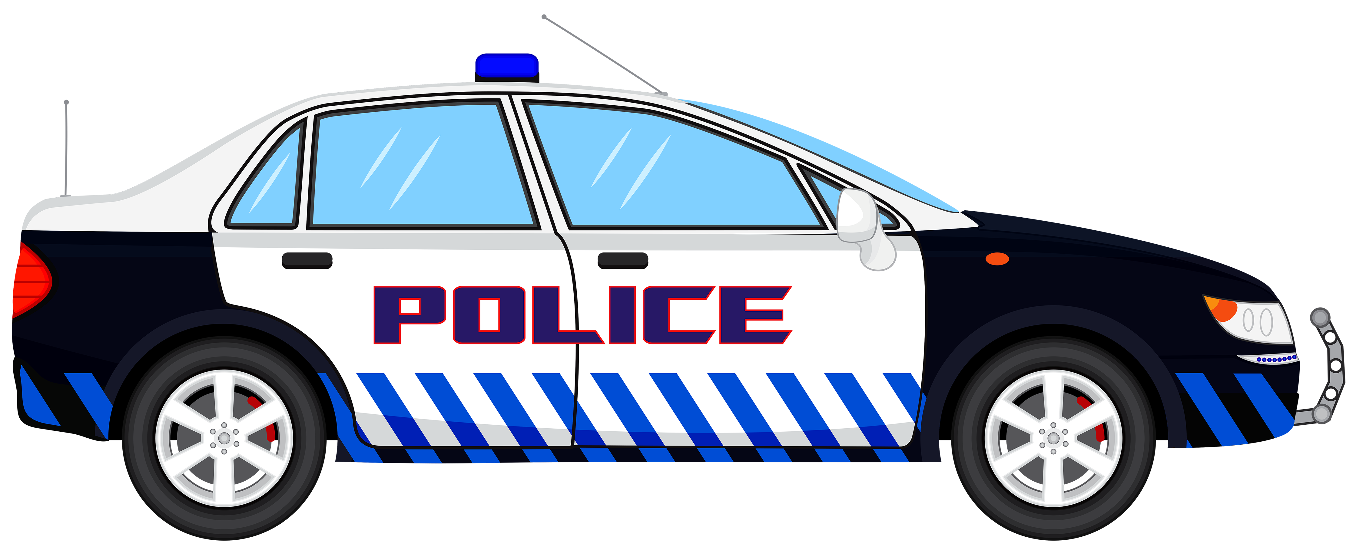 Police Car Transparent Clip Art Image - Law Enforcement, Transparent background PNG HD thumbnail