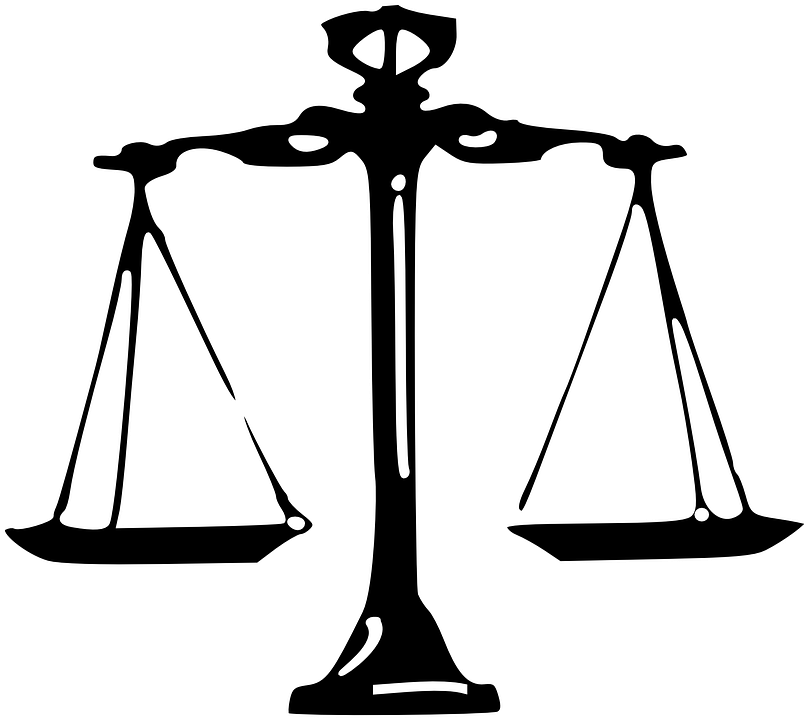 Scales, Justice, Law, Equal, Fair - Law Scale, Transparent background PNG HD thumbnail