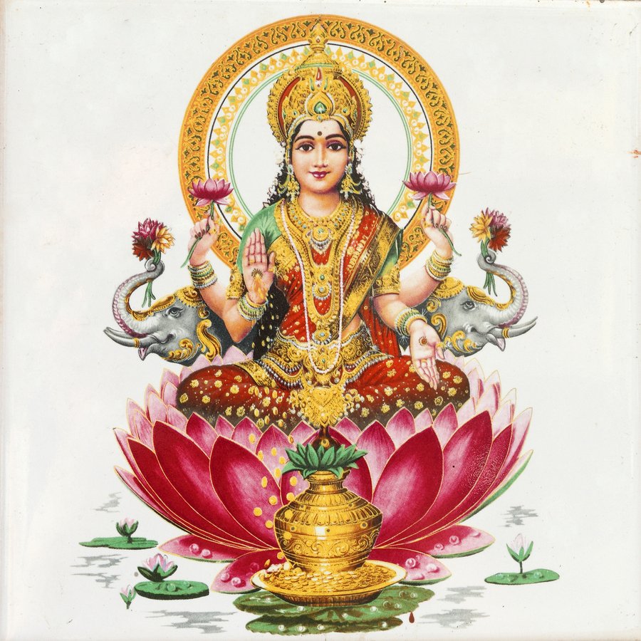 Maha Lakshmi - Laxmi Devi, Transparent background PNG HD thumbnail