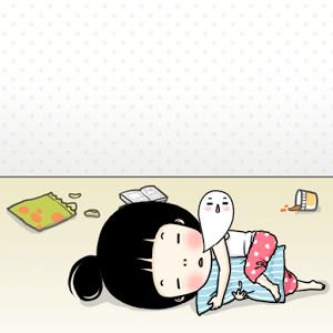 Lazy Girl Png - Cuki Theme Lazy Girl Wallpaper For Lollipop   Android 5.0, Transparent background PNG HD thumbnail