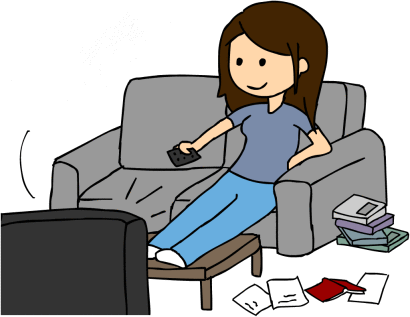 Lazy Girl Png - Lazy, Transparent background PNG HD thumbnail