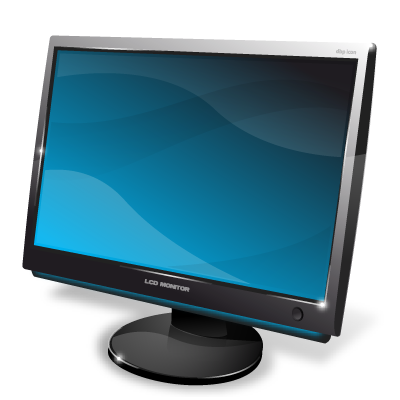 Lcd, Monitor Icon. Download Png - Lcd Monitor, Transparent background PNG HD thumbnail