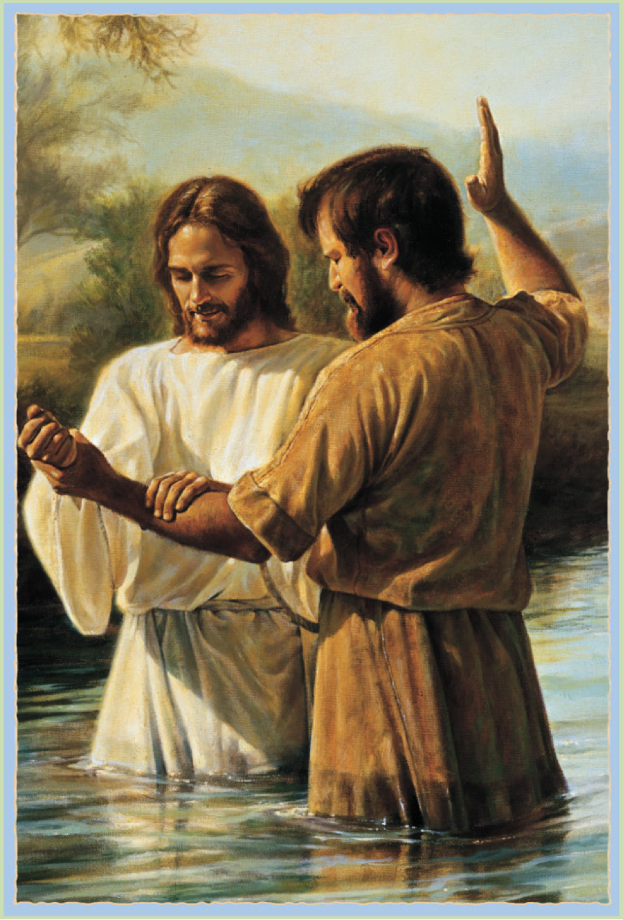 Jesus Baptism - Lds Jesus Baptism, Transparent background PNG HD thumbnail
