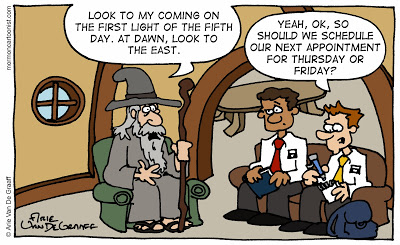 Mormon Missionaries Gandalf Cartoon - Lds Missionary Cartoon, Transparent background PNG HD thumbnail