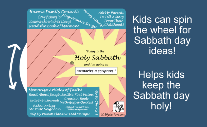 Sabbath Day Spinner - Lds Sabbath Day, Transparent background PNG HD thumbnail