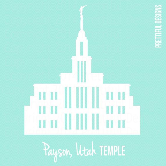 20% Offpayson Temple Utah Lds Mormon Clip By Ilovetoseethetemple - Lds Temple, Transparent background PNG HD thumbnail