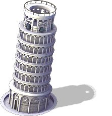 Leaning Tower.png - Leaning Tower Of Pisa, Transparent background PNG HD thumbnail