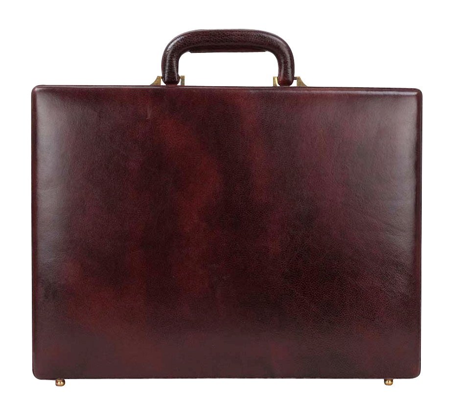 Leather Briefcase Png Transparent Image - Suitcase, Transparent background PNG HD thumbnail