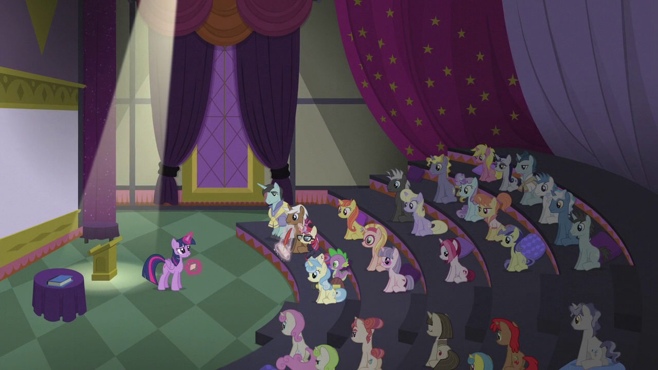 Image   Twilightu0027S Lecture Hall Wide View S5E25.png | My Little Pony Friendship Is Magic Wiki | Fandom Powered By Wikia - Lecture Hall, Transparent background PNG HD thumbnail