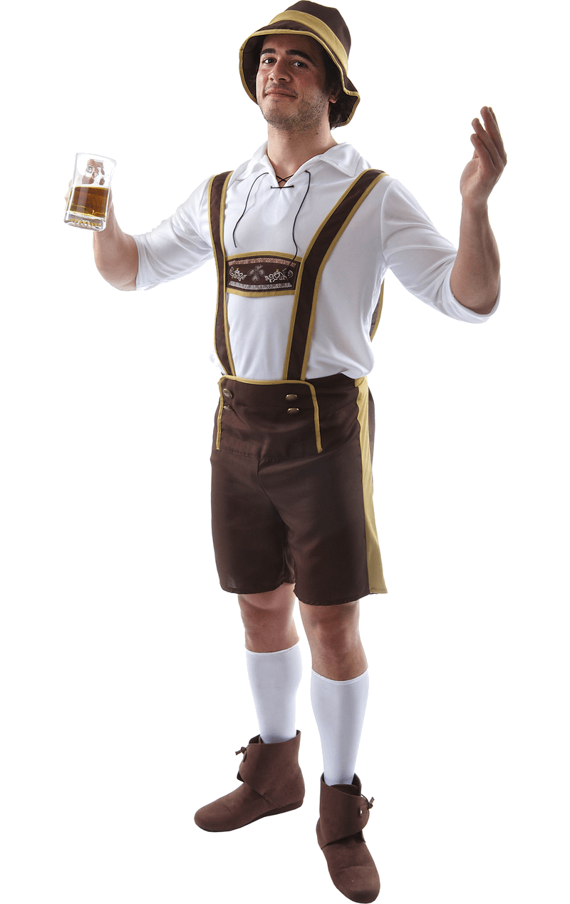 Lederhosen Oktoberfest Png - Bavarian Oktoberfest Fancy Dress Costume, Transparent background PNG HD thumbnail