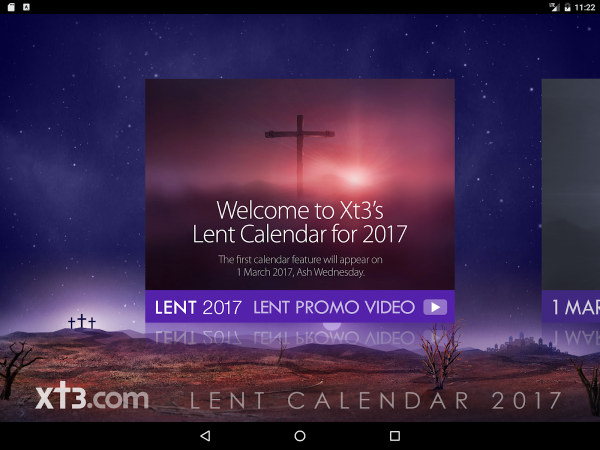 Xt3 Lent Calendar Hd 2017  Ekran Görüntüsü   Lent Png Hd - Lent, Transparent background PNG HD thumbnail