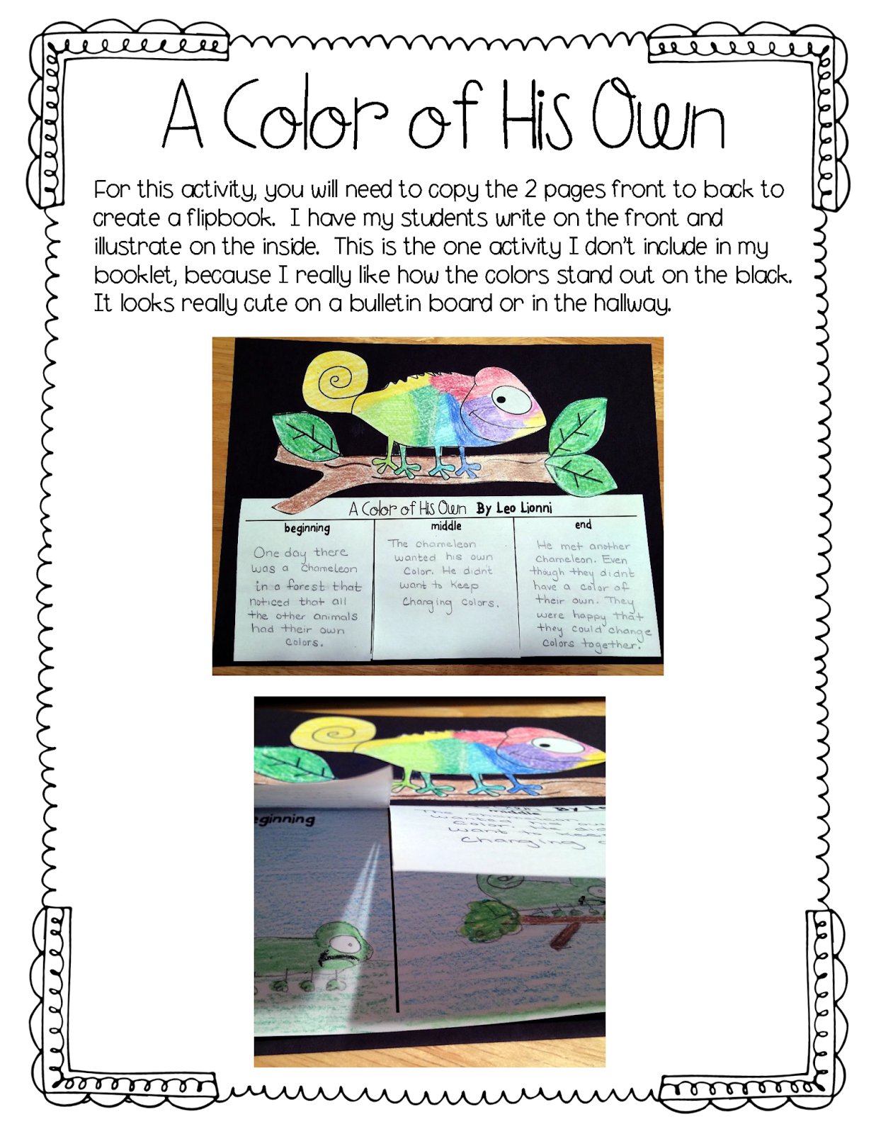 I Always Make Anchor Charts For Each Of The Stories We Read. Here Are A Few: - Leo Lionni, Transparent background PNG HD thumbnail