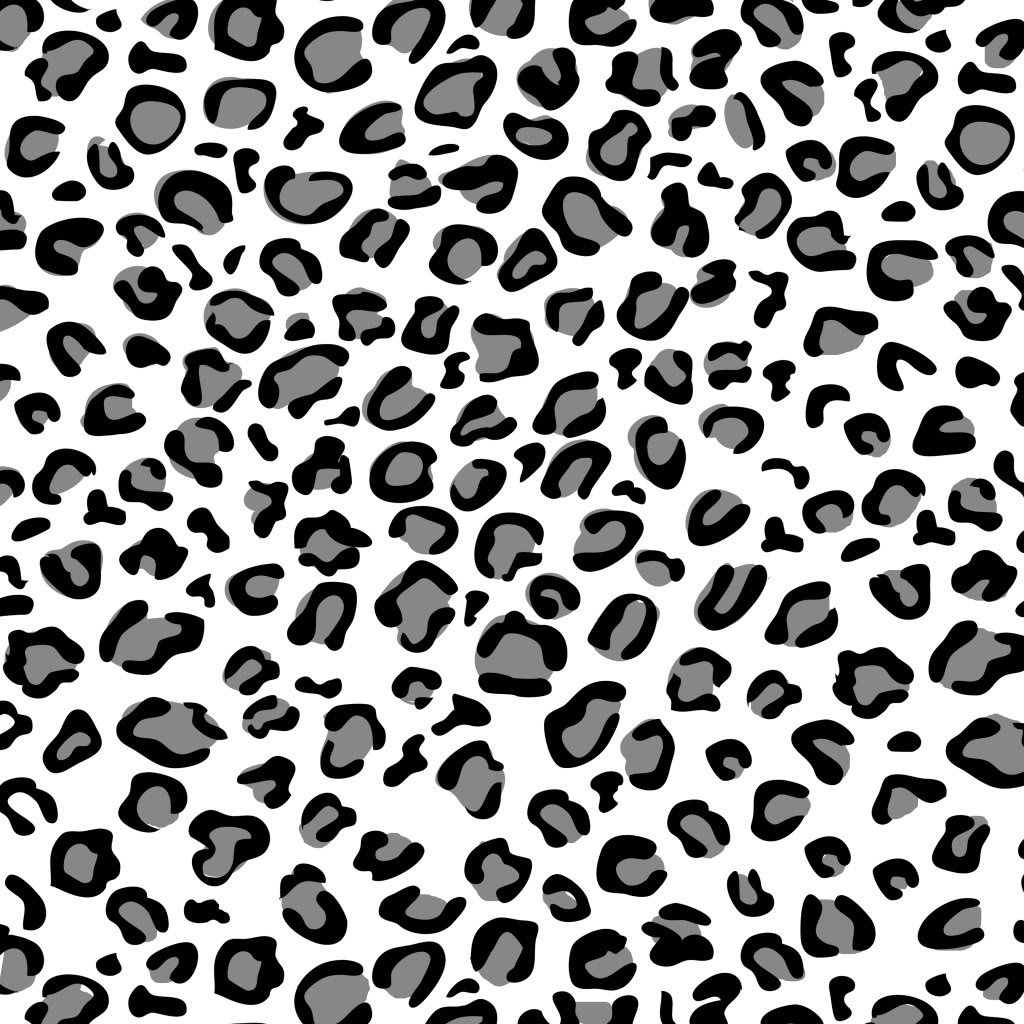 Black And White Leopard Print Wallpaper - Leopard Print, Transparent background PNG HD thumbnail