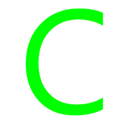 Letter C Icon - Letter C, Transparent background PNG HD thumbnail