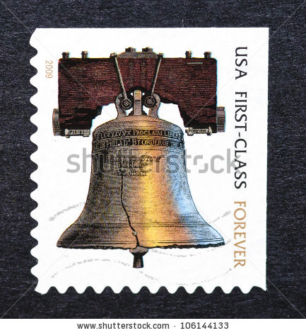 Liberty Bell. United States   Circa 2009: Postage Stamp Printed In Usa Showing An Image Of The - Liberty Bell, Transparent background PNG HD thumbnail