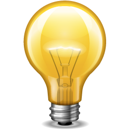 Yellow Light Bulb Png Image - Light Bulb, Transparent background PNG HD thumbnail